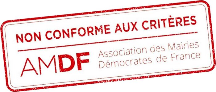 Tampon AMDF - Non conforme aux critères